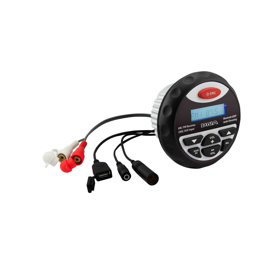 DNA Round AM/FM/MP3 Stereo with Bluetooth - DNA MA3BT - Online Boating  Store - Boat Parts
