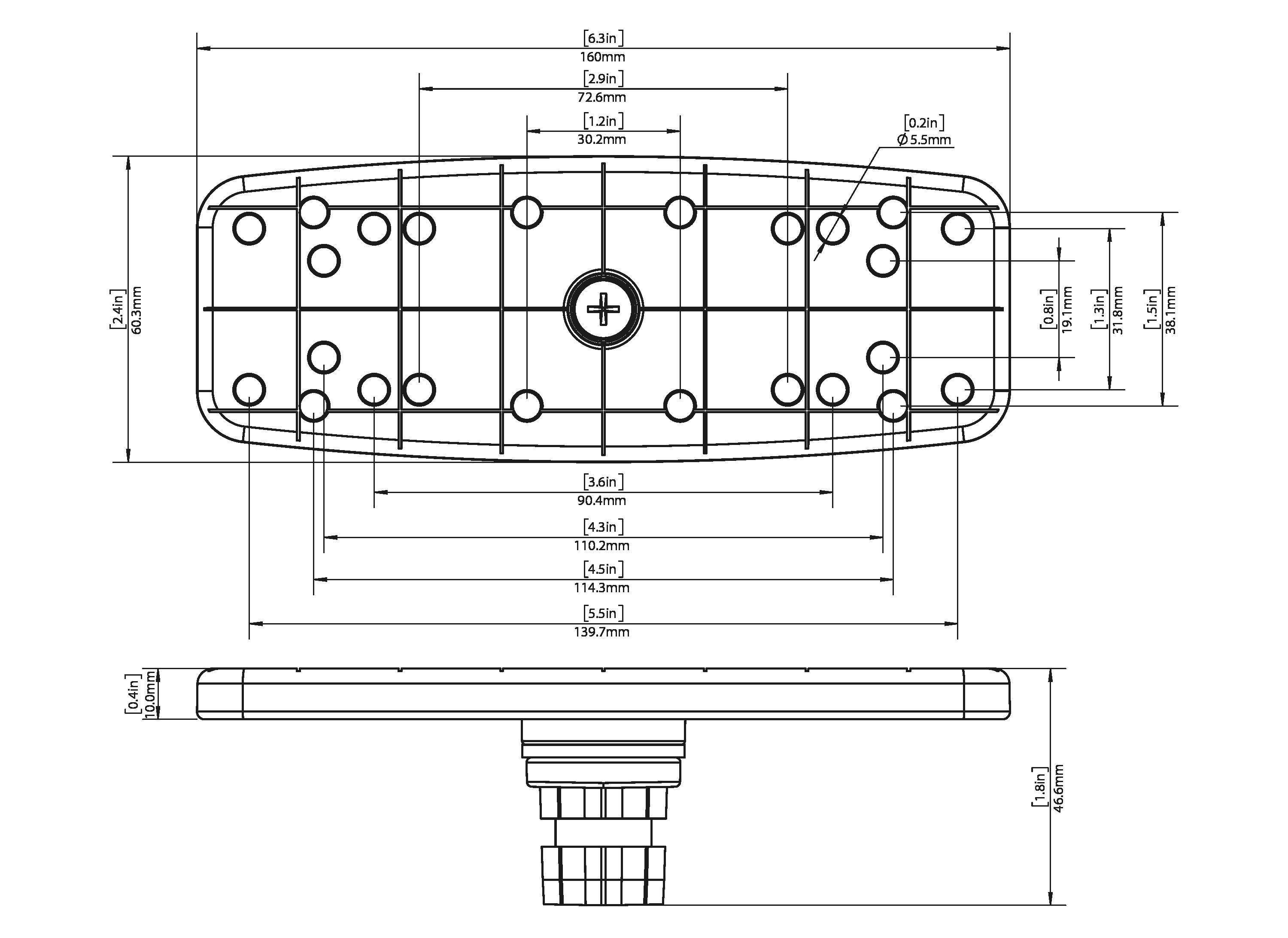 Railblaza Rotating Platform Black